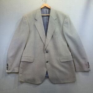 Fenzia Men's Gray Silk/Wool Blend 2 Button Sports Coat/ Blazer Size 43R